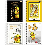 Caderno Universitário B.Duck: Kit 4 Unidades 10 Matérias - imagem 1
