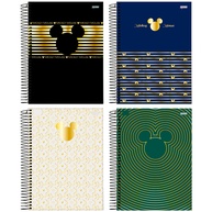 Caderno Universitário Mickey Arts Office - 4 Unidades Sortidas - imagem 1