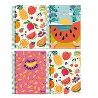 Caderno Universitário Yummy Jandaia: Kit 4 Unidades - imagem 1