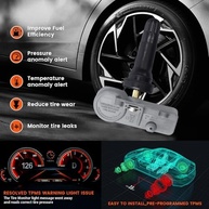 Sensor TPMS 13598772 para GM (Buick, Chevy, Cadillac, GMC) - Monitore a Pressão dos Pneus com Segurança e Precisão - imagem 4