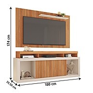 Rack Ripado 1,80m para TV 65” Panamá Caemmun - imagem 2