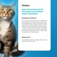 Fórmula Natural Life: Ração Premium para Cães - imagem 2