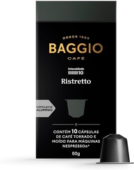 Baggio Café Cápsulas De Café Ristretto Compatível Com Nespresso Contém 10 Cápsulas - imagem 1