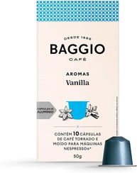 Baggio Café Cápsulas De Café Aroma Vanilla Compatível Com Nespresso Contém 10 Cápsulas - imagem 1