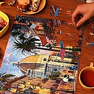 Quebra-Cabeça 500 Peças: Florença e o Sabor do Café - imagem 2