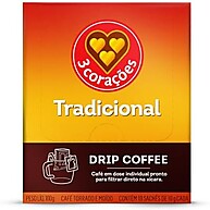 Café Drip 3 Corações Tradicional - 10 Sachês Práticos - imagem 3