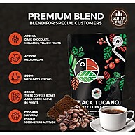 Café Black Tucano Premium: Grãos 250g de Sabor Intenso - imagem 2