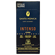 Café Santa Monica Intenso: 20 Cápsulas Nespresso - imagem 1