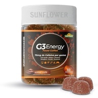 Cafeína em Goma Energético Pré treino Power Coffee - 75mg de Cafeína por Goma Sunflower - imagem 3