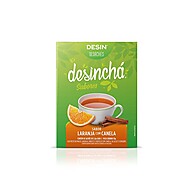 Desinchá Laranja com Canela: Kit com 3 Caixas de Chá Refrescante e Sem Cafeína - imagem 2