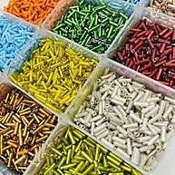 Miçangas Canutilho: Kit 18.000pçs + Caixa! - imagem 1