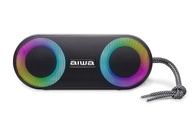 Caixa de Som Aiwa Bluetooth AWS-SP-01: 20W RMS, IP65, 15h Bateria e Luzes Multicores - imagem 2