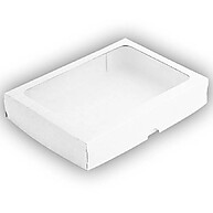 Caixa com Visor S5 Branca 10un - Embalagem Prática e Elegante - imagem 1