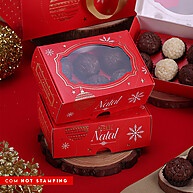 Caixa de Doces Natal 2025: Elegância com Visor! - imagem 1