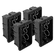 Caixa de Embutir 4x2: Kit com 4 Unidades Pial Preto - imagem 1