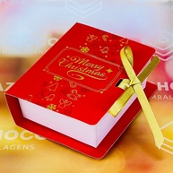 Caixa de Natal Hot Stamping: Elegância para Seus Doces - imagem 1
