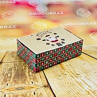 Caixa de Natal Kraft: Embale Seus Doces com Elegância - imagem 1