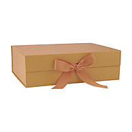 Caixa de Papel Rígido Kraft com Imã e Fita – Elegância Prática - imagem 1