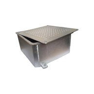 Caixa de Passagem Piso: Alumínio 100x100x60mm Stampac - imagem 1