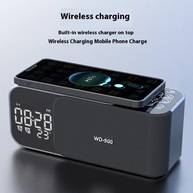 Caixa de Som Bluetooth com Carregador Sem Fio e Luz Noturna - imagem 1