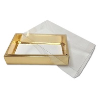 Caixa Dourada Transparente: Elegância em 10un - imagem 1