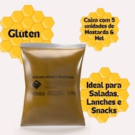 COMBO DE CAIXA DE MOLHO HONEY MUSTARD (MOSTARDA COM MEL) JUNIOR 1,1KG COM 5 UNIDADES - imagem 5