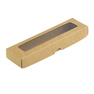 Caixa Kraft com Visor: Embalagem Ideal para Presentes - imagem 1