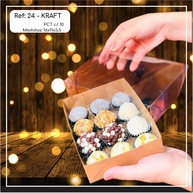 Caixa Kraft para Doces: Elegância e Visibilidade! - imagem 1