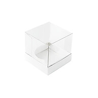 Caixa Mini Bolo Branca 6x6x6cm - 10 Unidades - imagem 1
