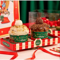 Caixa Mini Panetone Natal: Kit com 10 Unidades - imagem 1