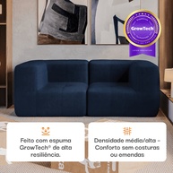 Sofá Modular Boucle: Conforto e Estilo na Caixa! - imagem 2