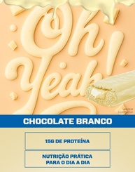 3VS Nutrition Barra de Proteína 45g Oh Yeah Sabor Chocolate Branco - Caixa C/ 12 - imagem 3