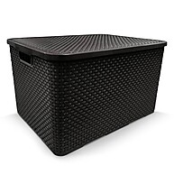 Caixa Organizadora 15L Rattan: Organize com Estilo! - imagem 1