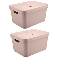 Caixa Organizadora 32L Rosa: Organize com Estilo! - imagem 1