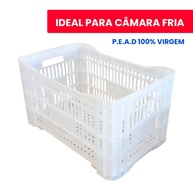 Caixa Organizadora Hortifruti: Empilhável e Reforçada - imagem 1