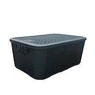 Caixa Organizadora Rattan: Organize com Estilo! - imagem 1