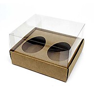 Caixa Ovo de Colher: Kit 5 Unidades Kraft - Rizzo - imagem 1