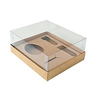 Caixa Ovo de Colher: Kit 5 Unidades Kraft - imagem 1