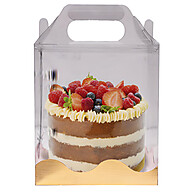 Caixa Panetone Natal Encantado: Maleta Cristal 14x14 - imagem 1