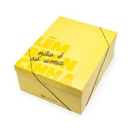 Caixa Presente Amarela G: Organize com Estilo! - imagem 1