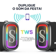 Caixa de Som SABALA DR-908 Pro: Graves Potentes, Luzes RGB e Bluetooth 5.4 (Preto) - imagem 5