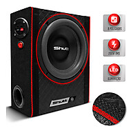 Caixa Shutt Ultra Slim 200W com Subwoofer 8": Grave Potente e Design Atraente - imagem 1