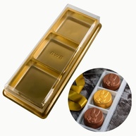 Caixa Trio Pão de Mel Dourada BWB: Elegância e Praticidade - imagem 1
