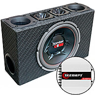 Caixa Trio Slim: Som Potente p/ Carro Compacto - imagem 1