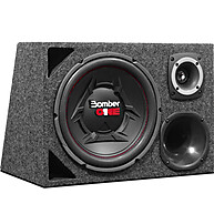 Caixa Trio Som Automotivo 12" Bomber: Grave e Potência! - imagem 1