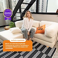 Sofá Cama Casal 1,90m Bloom – Conforto e Praticidade em Uma Caixa - imagem 2