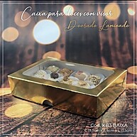 Caixas Douradas para Doces: Elegância em Cada Detalhe - imagem 1