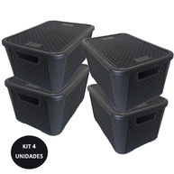 Caixas Organizadoras Rattan: Organize com Estilo! - imagem 1