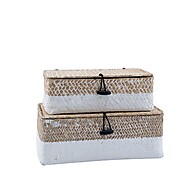 Caixas Organizadoras Seagrass: Organize com Estilo! - imagem 1