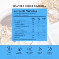 Hart's Natural Granola Australia Coco e Caju | Granola Sem Glúten, Sem Lactose, Vegano | 100% Natural | Alto em Fibras | Snack Saudável | 300g - imagem 3